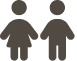 Graphic design of two stick figures holding hands symbolizing protection
