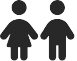 Graphic design of two stick figures holding hands symbolizing protection